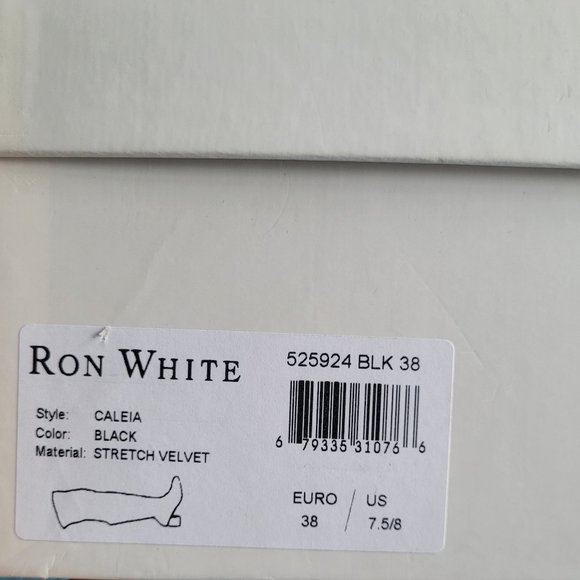 NWT Ron White Rapisardi Over-the-Knee Pull on Boots (7.5/8) Vegan - Picture 7 of 10